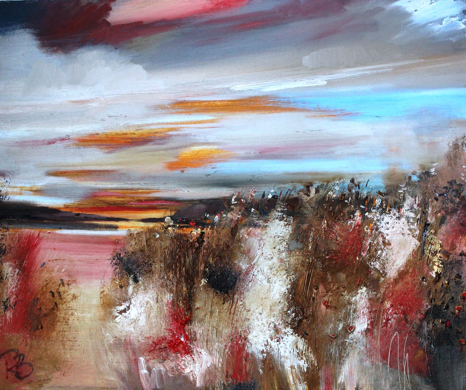 'Autumn at Sunset' by artist Rosanne Barr